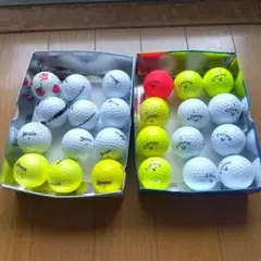 猛暑100円値引ゴルフロストボールセット 24個 Srixon Callaway