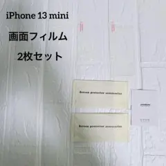 美品⭐️iPhone 13 mini 画面フィルム 2枚セット 9H 簡単貼り付け