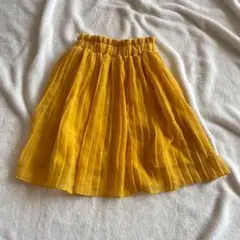 キッズ女の子110 ミニスカート　ウエストゴム　フタフタ　美品
