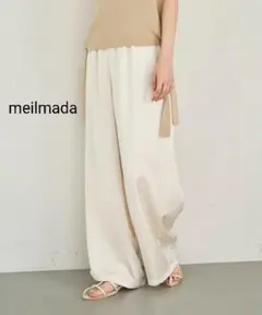 新品タグ付き　meilmada ヴィンテージサテンイージーパンツ