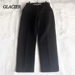 【グラシア】スラックス　Sサイズ　センタープレス　ストレート　黒 綺麗め　秋冬