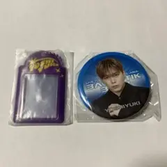 加納嘉将　ミニカードケースキーホルダー 缶バッジ　BBZ IMPACT