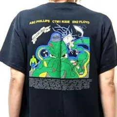 ギルダン U.S.ネイビー Tシャツ ブラック 黒色 古着