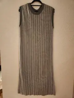 THE CHIC ロングニットワンピース Fサイズ