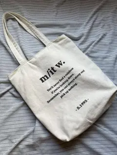 トートバッグ ホワイト　アメカジコーデ　美品