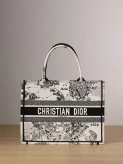 CHRISTIAN DIOR 花柄トートバッグ