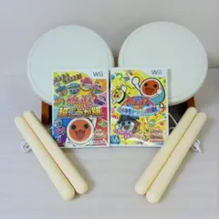 Wii Wiiu 太鼓の達人 タタコン ソフト2本セット