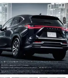 レクサス NXガーニッシュセット 新品未使用 純正ディーラーオプション バラ売可