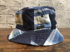 POLOラルフローレン リバーシブル パッチワーク バケットハット M 58cm POLO Ralph Lauren Reversible Backet Hat L/XL / ポロ ラルフ