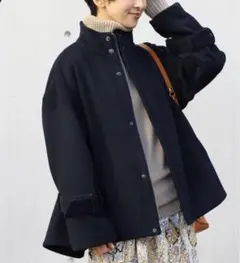 【relume JOURNAL STANDARD】ウールAラインショートコート