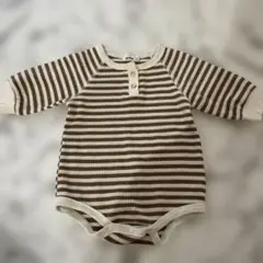 PAIR MANON ストライプロンパース 70cm