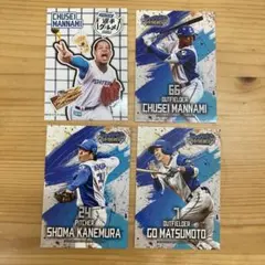 ファイターズ トレカDAYS Fビレッジ限定 球場グルメ 万波 金村 松本