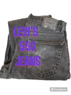 HB237 LEVI'S 550 パンツ W34 L32 ジーンズ ブラック