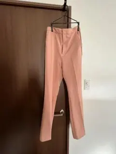 フレアパンツ　オレンジ