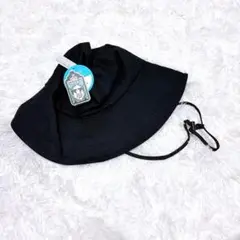 新品❣️SHOO LA RUE シューラルー ブラック バケットハット 調整可能