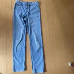 UNIQLO ライトブルー デニムパンツ 150 ストレッチ