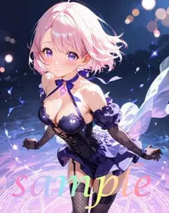 c523 美少女 かわいい イラスト 下着 コスプレ セクシー A4ポスター