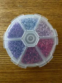 多色金属リングセット 6色