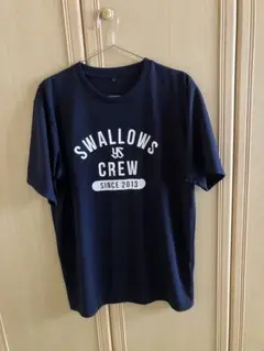 SWALLOWS CREW Tシャツ Lサイズ ネイビー 美品