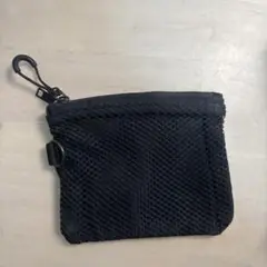 無印ブラックメッシュコインケース