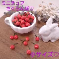スイーツデコ✰　小サイズ♡さくらんぼパーツ*.+゜フェイクフルーツ