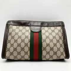 【上品】GUCCI セカンドバッグ GGスプリーム シェリーライン ビンテージ