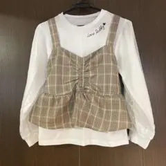 LOVERABBY 長袖カットソーとビスチェのセット　サイズ150