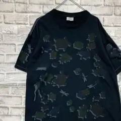 USA製90sヴィンテージTシャツ！シングルステッチ　ブラック半袖古着XL 16