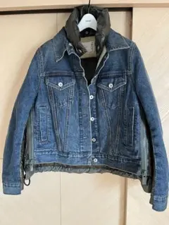 sacai サカイ デニム ダウン ドッキング ボア