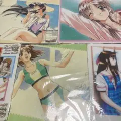 アニメキャラクター下敷き5枚セット