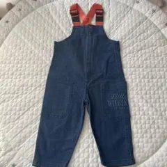 ◎美品◎リトルウィークエンド デニムサロペット　90