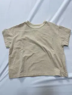 muu closet イエローストライプ Tシャツ 90