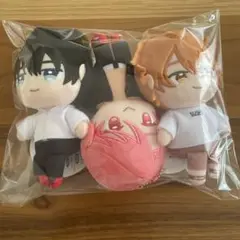 みなと商事コインランドリー　ぬいぷりけ　おすわり　ぬいぐるみ　3個セット