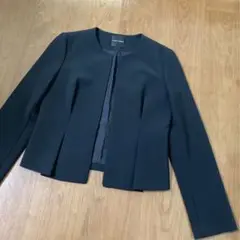 ヨーコチャン 定番 ノーカラー ジャケット