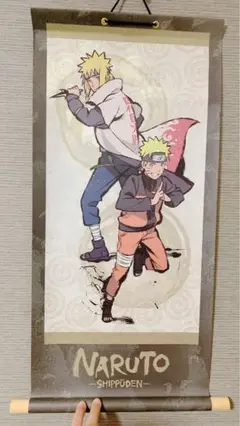 【新品】小説 NARUTO 暁秘伝 掛け軸風タペストリー NARUTO ナルト 暁秘伝 掛け軸風 タペストリー 抽プレ 限定品