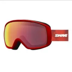 新品未使用　SWANS ゴーグル 200-MDHS レッドミラーグレー