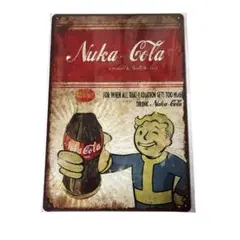 ブリキ 看板 ヌカコーラ インテリア ウォールデコレーション フォールアウト