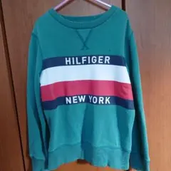 TOMMYHILFIGER　トレーナー　122cm　グリーン　キッズ