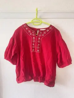 【美品】赤色トップス♡