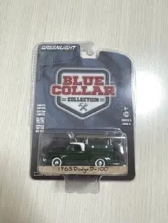 GREEN LIGHT BLUE COLLAR Dodge D-100 ミニカー