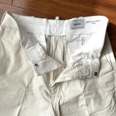 【YAECA】ノータックチノパンツ