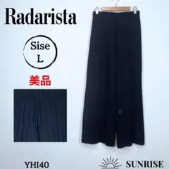 ★美品★ Radarista ガウチョパンツ ワイドパンツ ブラック Lサイズ
