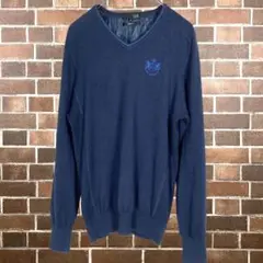 23区sport smooth FiT【M】薄手 Vネック セーター