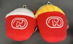 ドムドムバーガーぬいぐるみがまぐち　ポテト　ドリンク