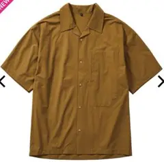 耐久撥水スナップ半袖シャツ　ワークシャツ 半袖　シャツ　オーバーサイズ　新品