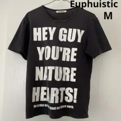 値下げしました！【Euphuistic】ロゴTシャツ メンズM ブラック