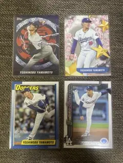 MLB topps 東京シリーズ 山本由伸 インサート 4枚セット