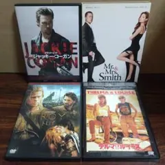 DVD ブラッド・ピット主演映画まとめ　 4作品セット　ジャッキー・コーガン、他