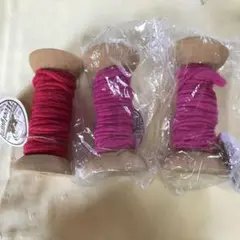 ダルトン WOOLYARN 木製ボビン付　3個まとめて