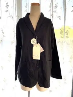 新品　レディース　サマージャケット、ブレザー　ダークグレー